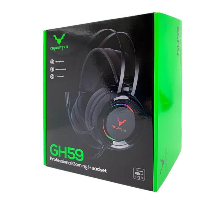 Wesdar GH59 Gaming Headset With RGB Light (Black), Gaming Headsets, Wesdar - ICT.com.mm