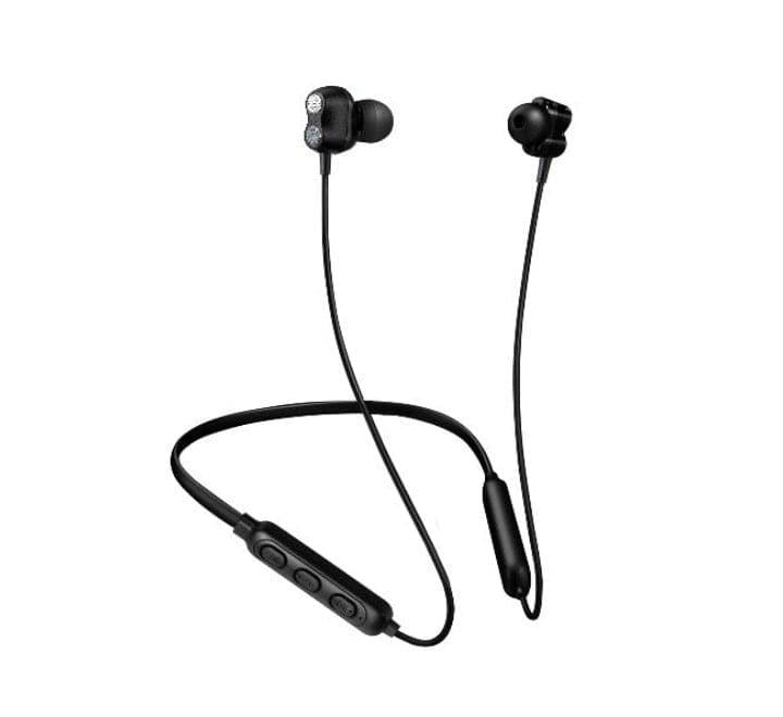 Wesdar R55 Bluetooth Wireless Neckband Earphone (Black), In-ear Headphones, Wesdar - ICT.com.mm