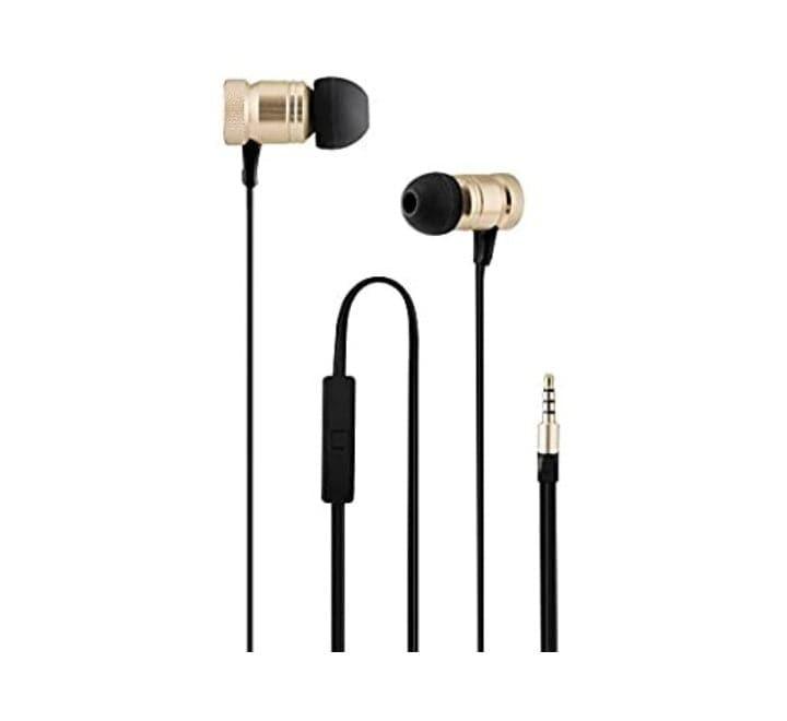Wesdar R6 Stereo In-Ear Earphone (Gold), In-ear Headphones, Wesdar - ICT.com.mm