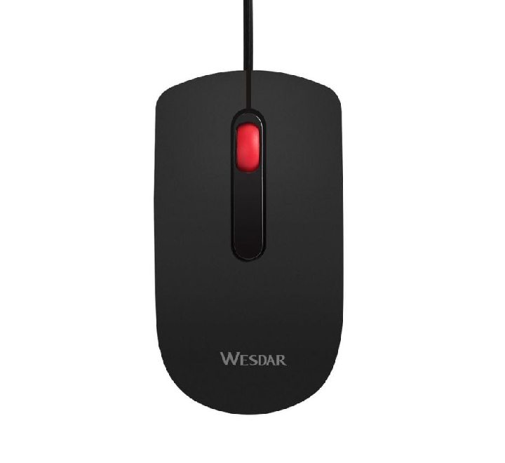 Wesdar X18 Optical Mouse (Black), Mice, Wesdar - ICT.com.mm