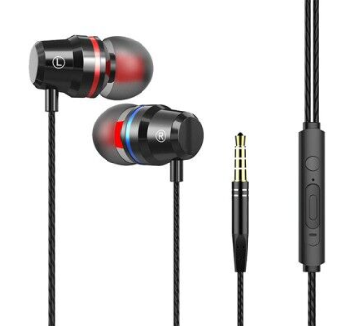 Wesdar R62 In-Ear Earphone (Black), In-ear Headphones, Wesdar - ICT.com.mm