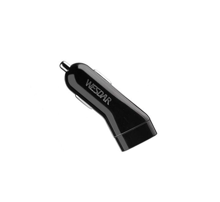 Wesdar U5 Car Charger (Black), Car Chargers, Wesdar - ICT.com.mm