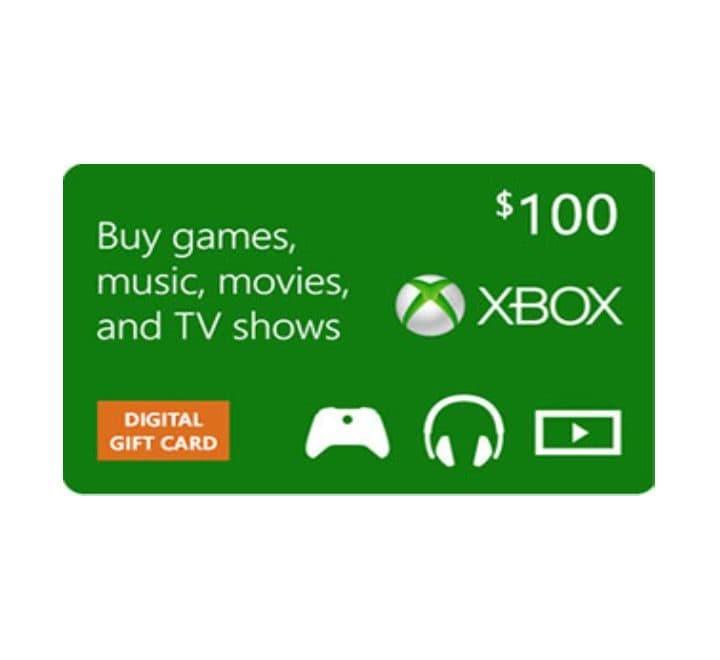 Xbox Gift Card $100 USD, Gaming Gift Cards, Xbox - ICT.com.mm