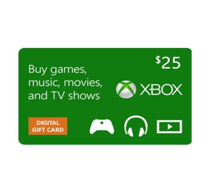 Xbox Gift Card $25 USD, Gaming Gift Cards, Xbox - ICT.com.mm