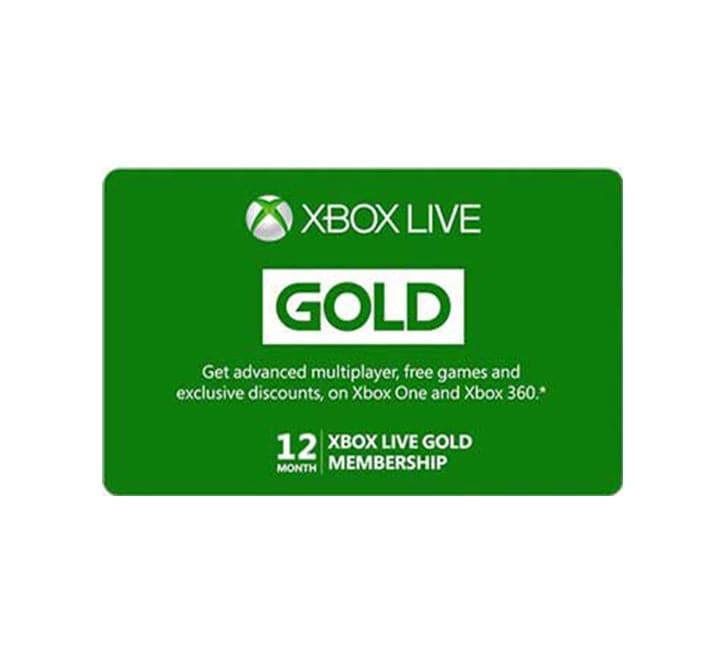 Xbox Live Gold 12 Months (US), Gaming Gift Cards, Xbox - ICT.com.mm