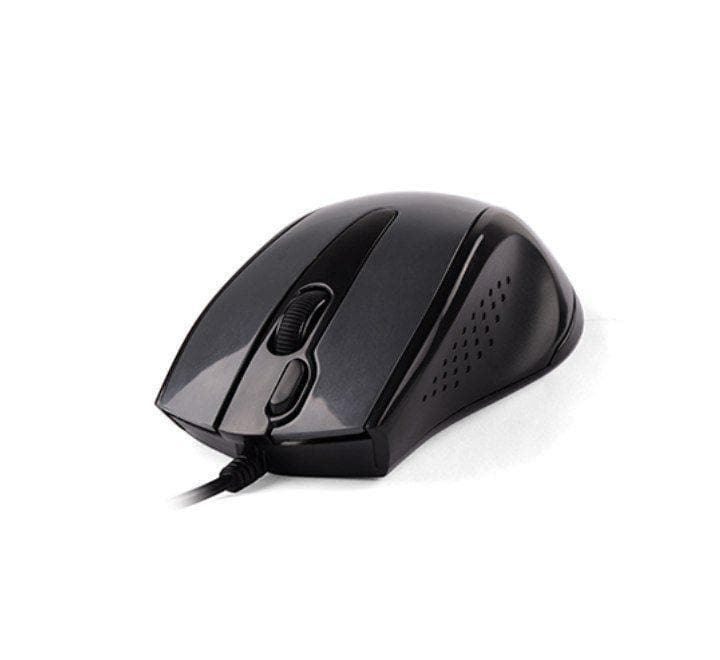 A4 Tech Wired Silent Mouse N-500FS (Black), Mice, A4Tech - ICT.com.mm