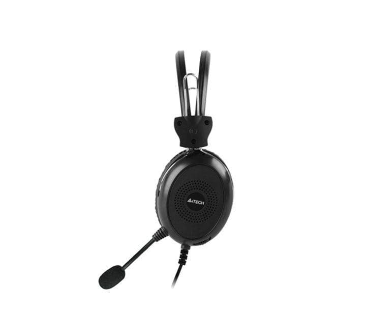 A4Tech Comfort Fit Stereo USB Headset HU-30 (Black), Headsets, A4Tech - ICT.com.mm