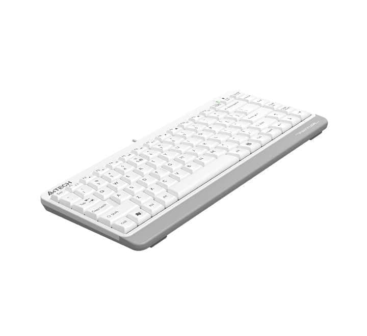 A4Tech FKS11 Fstyler Compact Size Mini USB Keyboard (White), Keyboards, A4Tech - ICT.com.mm