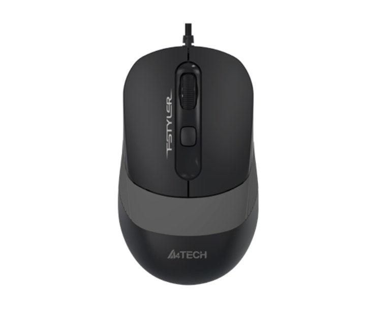 A4Tech FStyler Optical USB Wired Mouse FM10 (Black), Mice, A4Tech - ICT.com.mm