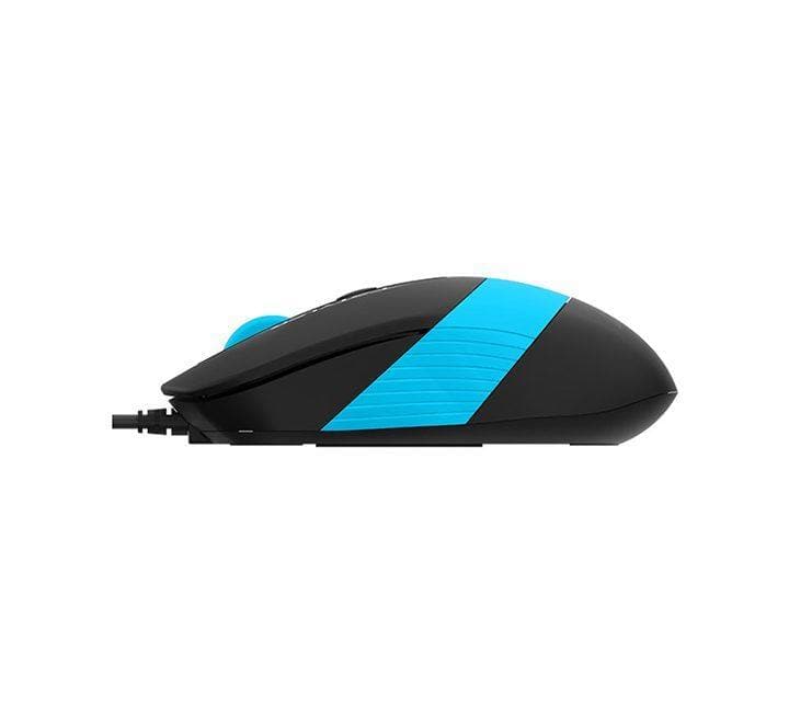 A4Tech FStyler Optical USB Wired Mouse FM10 (Blue), Mice, A4Tech - ICT.com.mm