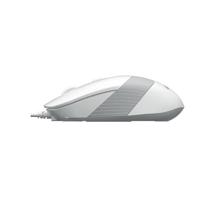 A4Tech FStyler Optical USB Wired Mouse FM10 (White), Mice, A4Tech - ICT.com.mm