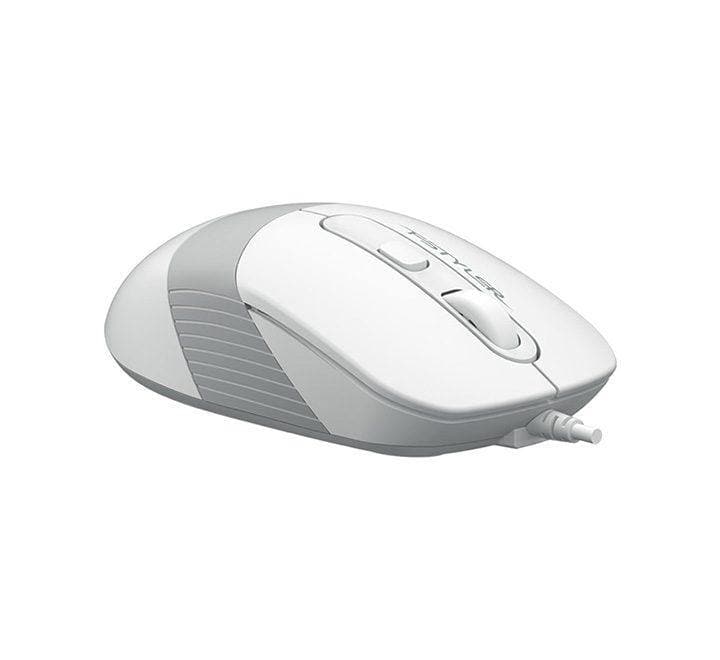 A4Tech FStyler Optical USB Wired Mouse FM10 (White), Mice, A4Tech - ICT.com.mm