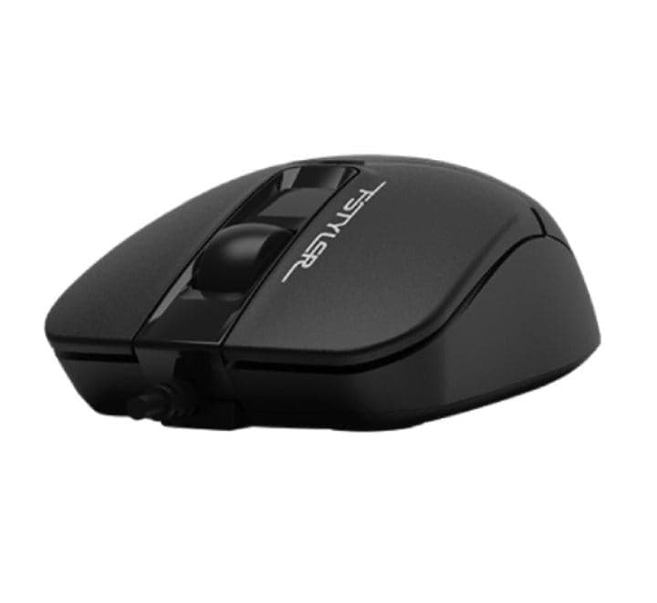 A4Tech FStyler Optical USB Wired Mouse FM12 (Black), Home & Office Mice, A4Tech - ICT.com.mm