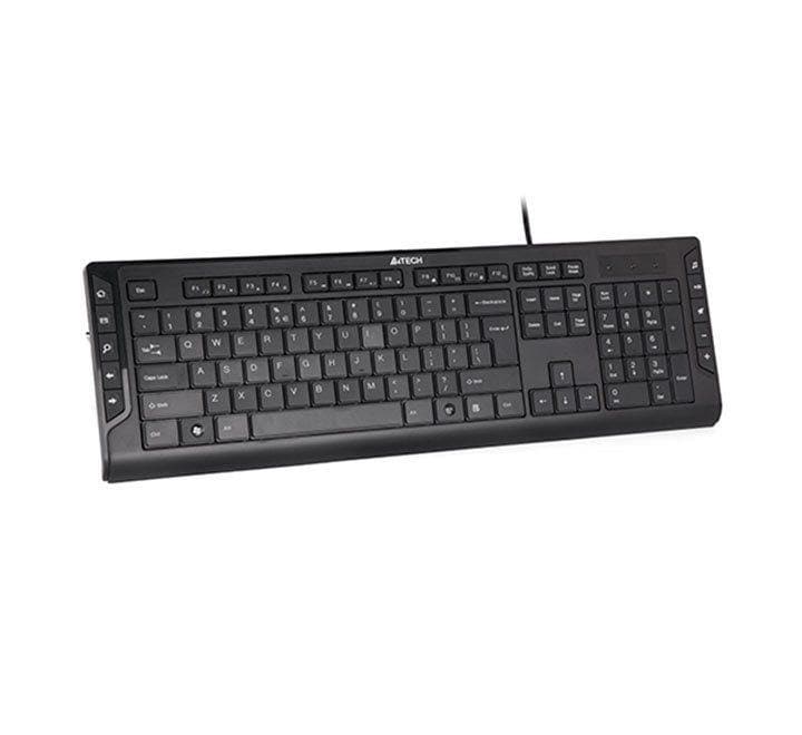 A4Tech Multimedia Wired Keyboard KD-600 (Black), Keyboards, A4Tech - ICT.com.mm