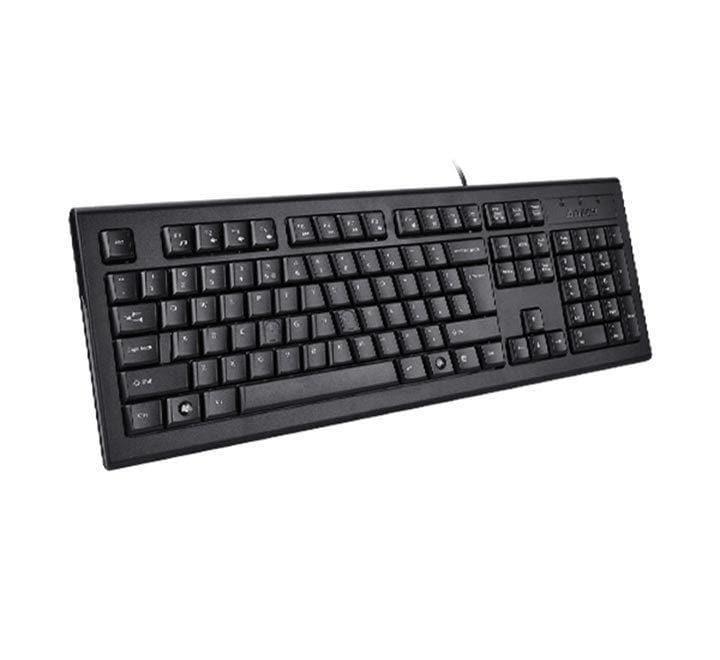 A4Tech Natural Wired Keyboard KR-85 (Black) PS2, Keyboards, A4Tech - ICT.com.mm