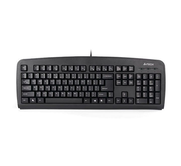 A4Tech Smooth Wired Keyboard KB-720 (Black), Keyboards, A4Tech - ICT.com.mm