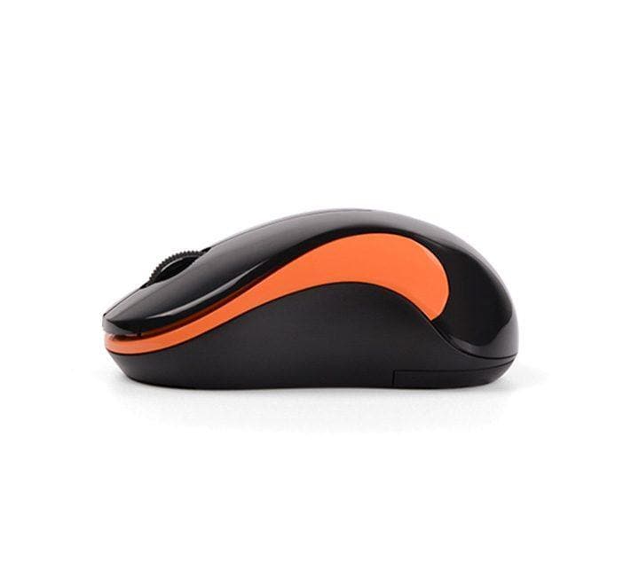 A4Tech Wireless Mouse G3-270N (Black/Orange), Mice, A4Tech - ICT.com.mm