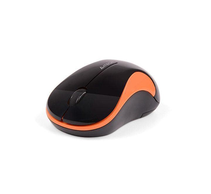 A4Tech Wireless Mouse G3-270N (Black/Orange), Mice, A4Tech - ICT.com.mm