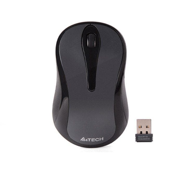 A4Tech Wireless Mouse G3-280A (Glossy Grey), Mice, A4Tech - ICT.com.mm
