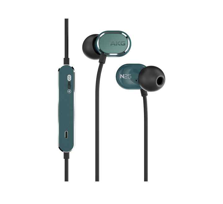 AGK N25 Hi-Res Earphone (Teal), In-ear Headphones, AKG - ICT.com.mm