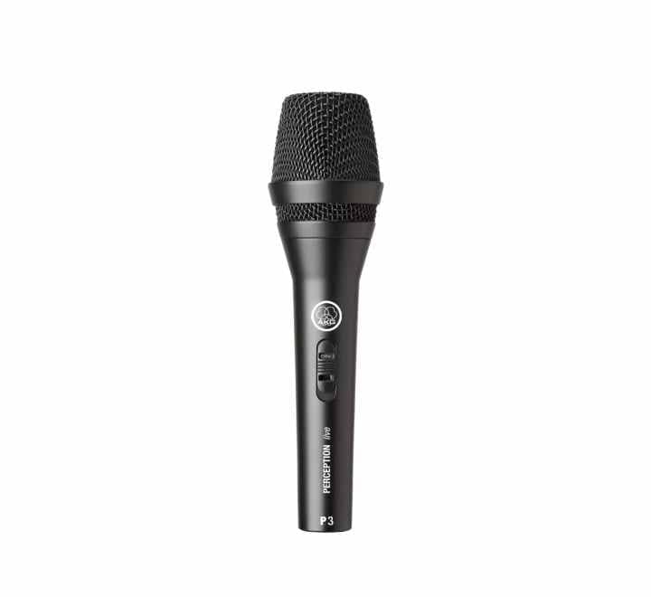 AKG P3S High-Performance Handheld Cardioid Dynamic Microphone (Black), KTV Microphones, AKG - ICT.com.mm