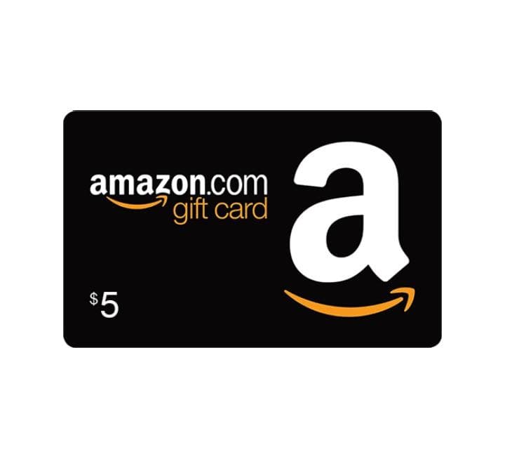 Amazon Gift Card $5 USD, Prepaid Cards, Amazon - ICT.com.mm