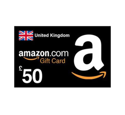 Amazon Gift Card $50 UK, Prepaid Cards, Amazon - ICT.com.mm