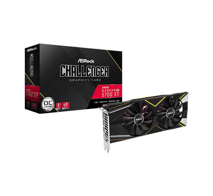 AMD Radeon RX 5700 XT Challenger D 8G OC Graphics Card (8GB), Gaming Graphic Cards, AMD - ICT.com.mm