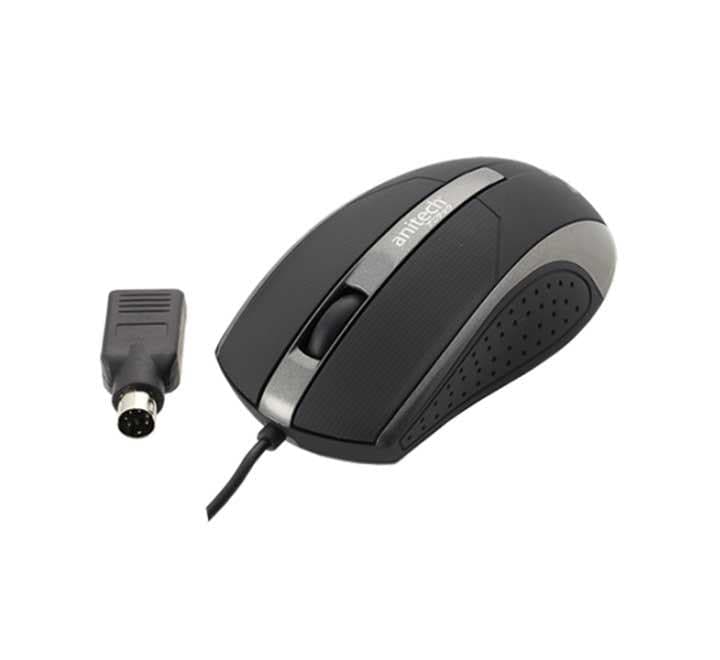 Anitech A532 BK Optical Mouse (Black), Mice, Anitech - ICT.com.mm