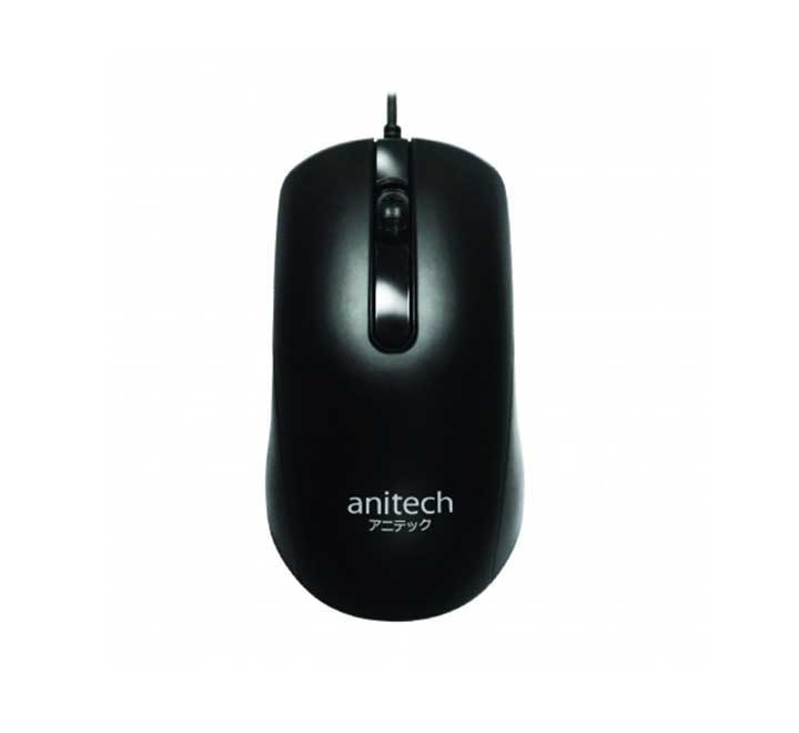 Anitech A545-BK Optical Mouse (Black), Mice, Anitech - ICT.com.mm