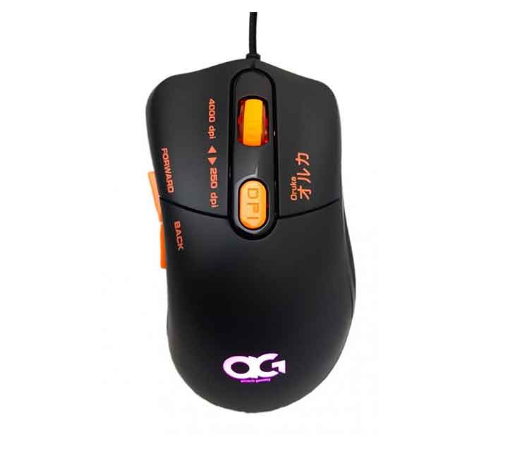 Anitech GM701 Gaming Mouse (Black), Gaming Mice, Anitech - ICT.com.mm