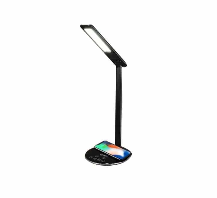 Anitech LED Desk Lamp With Wireless Charger OL01 (Black), Lamps & Shades, Anitech - ICT.com.mm