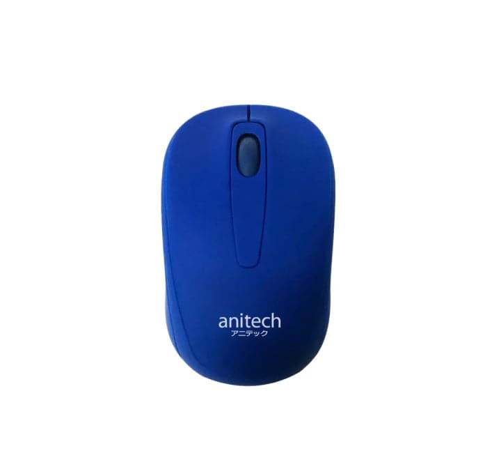 Anitech W221 Wireless Optical Mouse (Blue), Mice, Anitech - ICT.com.mm