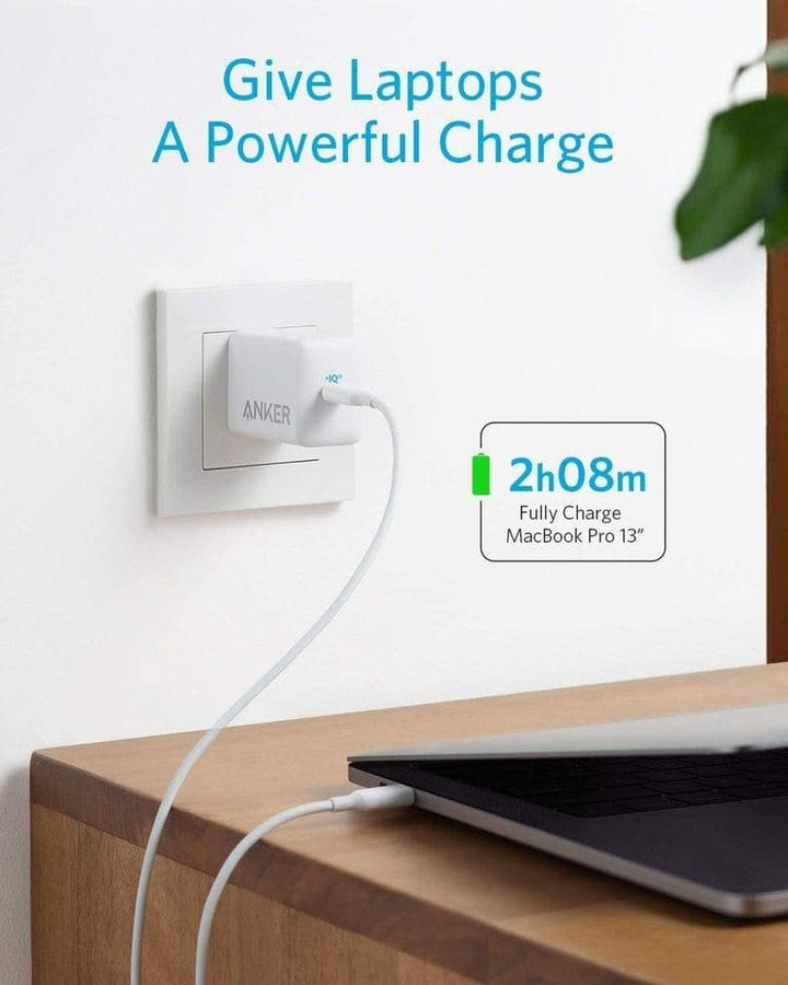 Anker 65W PIQ 3.0 PPS Compact Fast Charger (White) - ICT.com.mm