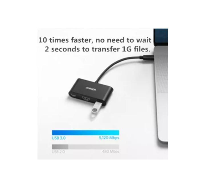 Anker Power Expand 3-in-1 USB-C Hub 90W Pass-Through Charging, Adapters & Chargers - PC, Anker - ICT.com.mm