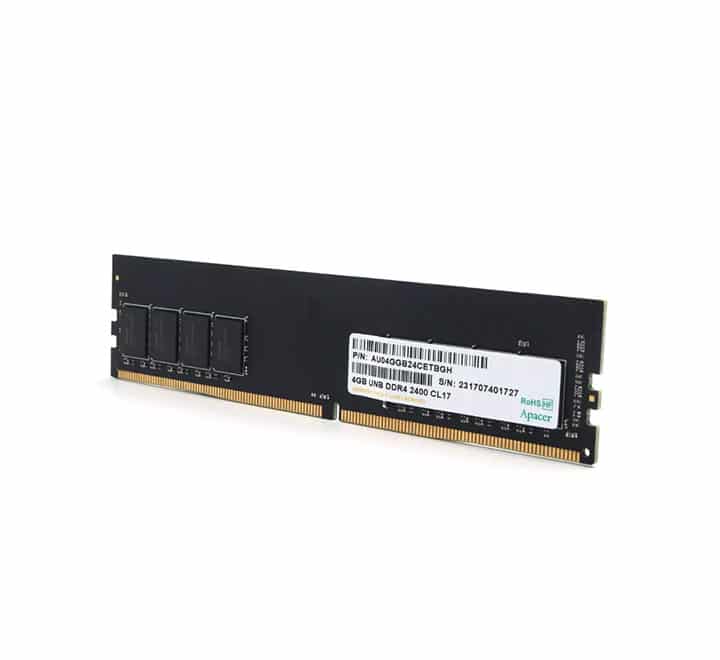 Apacer 2400 MHz DDR4 Desktop Memory Module (4GB), Desktop Memory, Apacer - ICT.com.mm