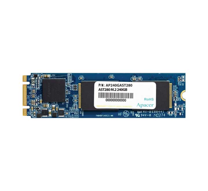 Apacer AST280 M.2 SATA III SSD (240GB), Internal SSDs, Apacer - ICT.com.mm