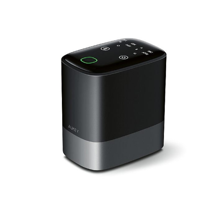 Aukey BR-O8 2-In-1 Bluetooth 5.0 Audio Adapter, Receivers & Amplifiers, AUKEY - ICT.com.mm