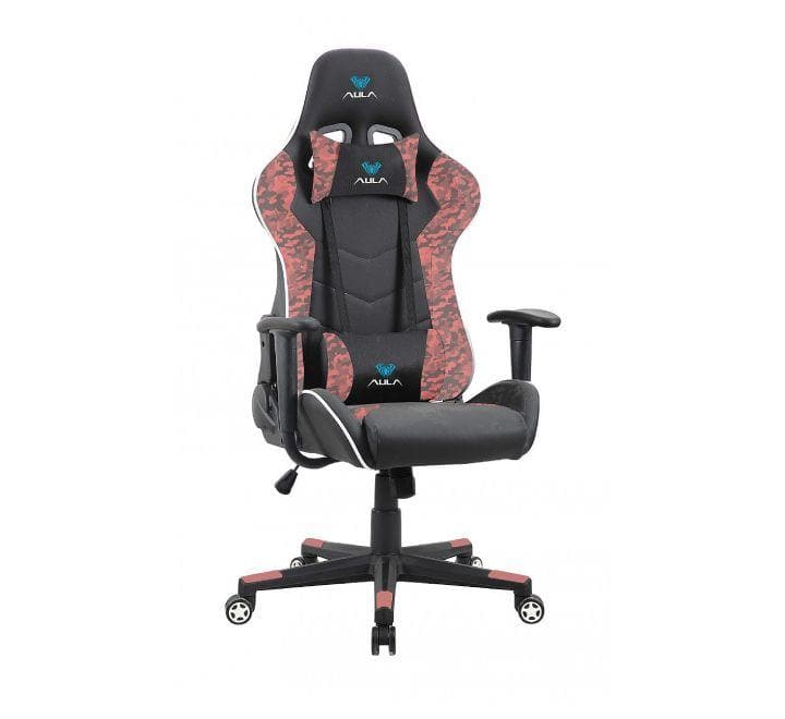 AULA F1007 Gaming Chair (Red Camouflage), Gaming Chairs, AULA - ICT.com.mm