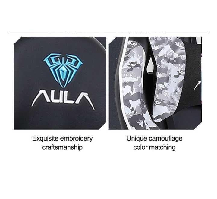 AULA F1007 Gaming Chair (White Camouflage), Gaming Chairs, AULA - ICT.com.mm