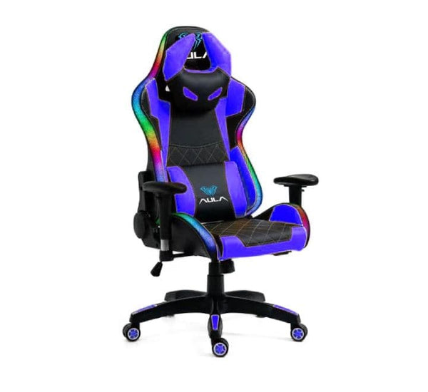 AULA F8041 RGB Gaming Chair (Blue), Gaming Chairs, AULA - ICT.com.mm