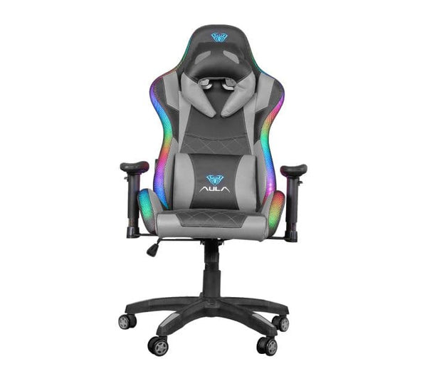 AULA F8041 RGB Gaming Chair (Gray), Gaming Chairs, AULA - ICT.com.mm