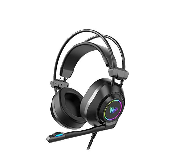 AULA S600 Wired Gaming Headset (Black), Gaming Headsets, AULA - ICT.com.mm