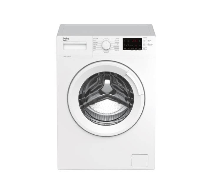 Beko 10kg Front Load Washing Machine WTK104121W (White), Washer, Beko - ICT.com.mm