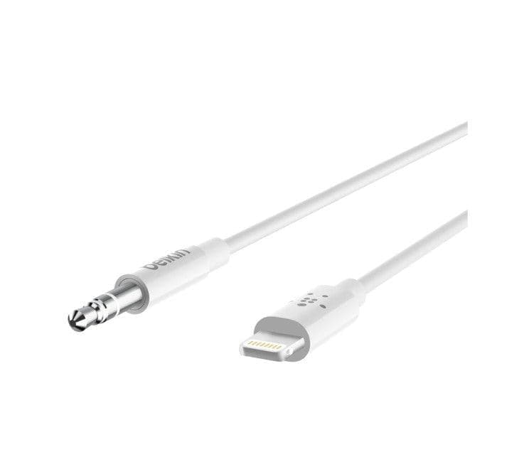 Belkin 3.5 mm Audio Cable With Lightning Connector (White), Apple Accessories, Belkin - ICT.com.mm