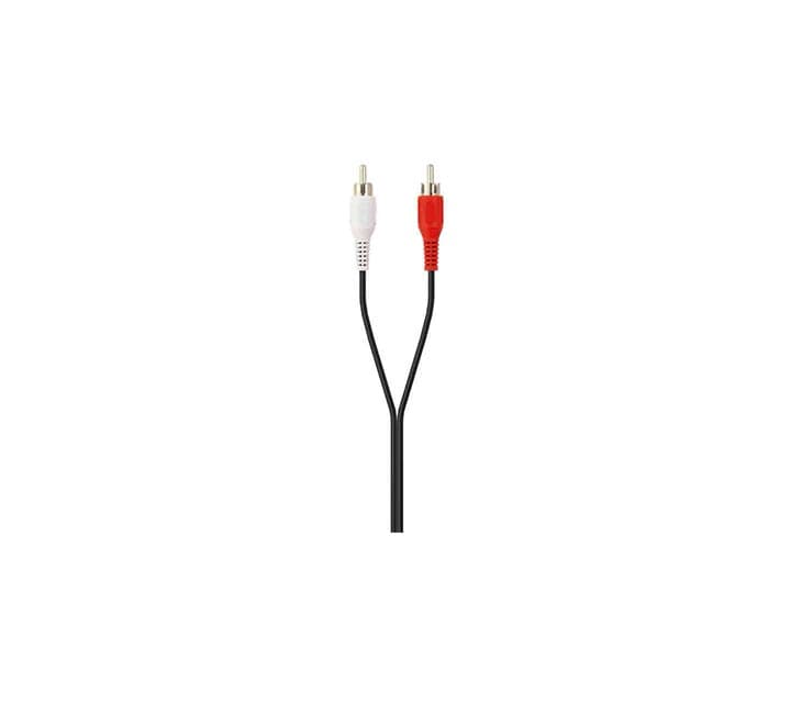 Belkin Nickel-Plated RCA Audio Cable (F3Y097bf2M), Cables & Adapters, Belkin - ICT.com.mm
