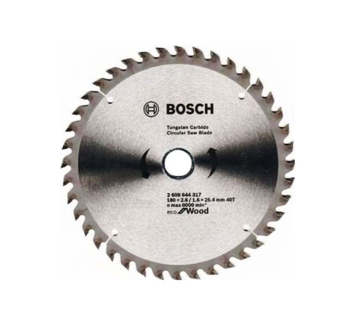 BOSCH Circular Saw Blade Eco for Wood (180x2.6x25.4 40T), Tool Accessories, BOSCH - ICT.com.mm