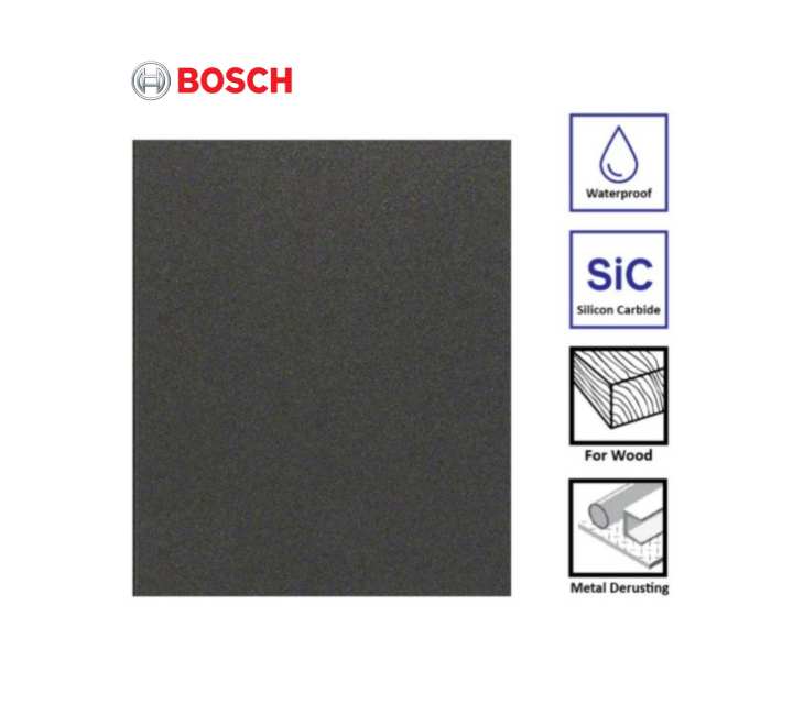 BOSCH G120 Hand Sanding Sheet Paper, Tool Accessories, BOSCH - ICT.com.mm