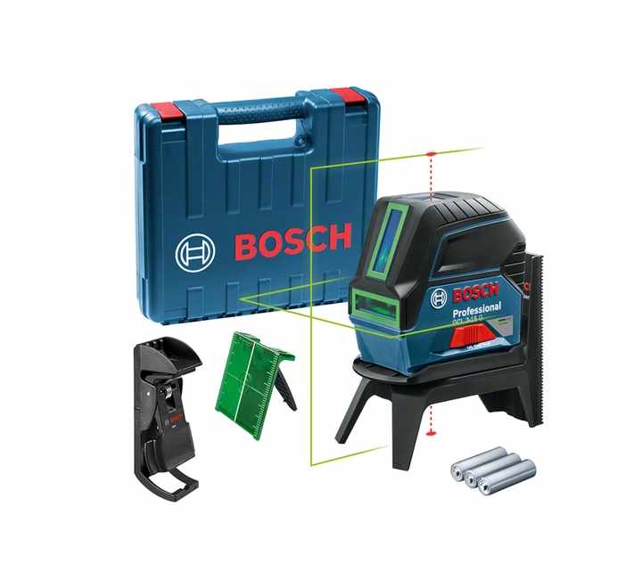 BOSCH GCL 2-15 G Line Laser (Green), Laser & Detectors, BOSCH - ICT.com.mm