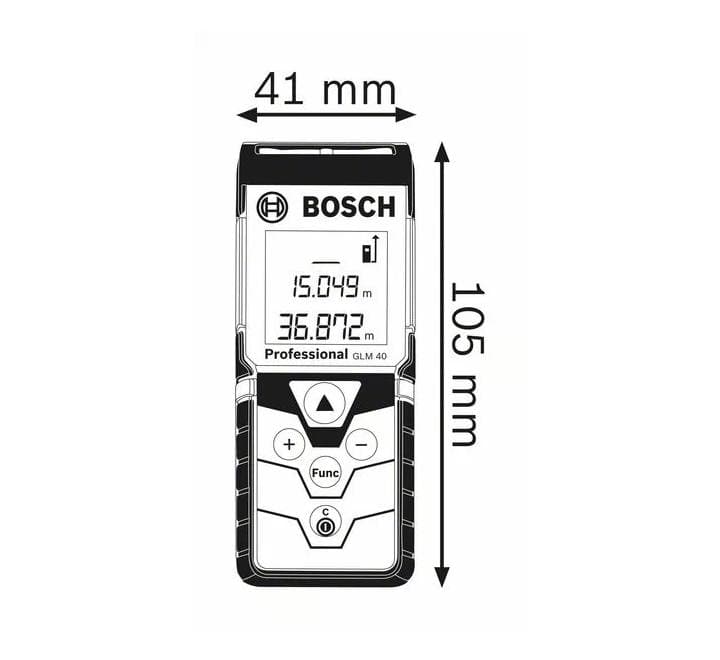 BOSCH GLM 40 Laser Rangefinder, Laser & Detectors, BOSCH - ICT.com.mm